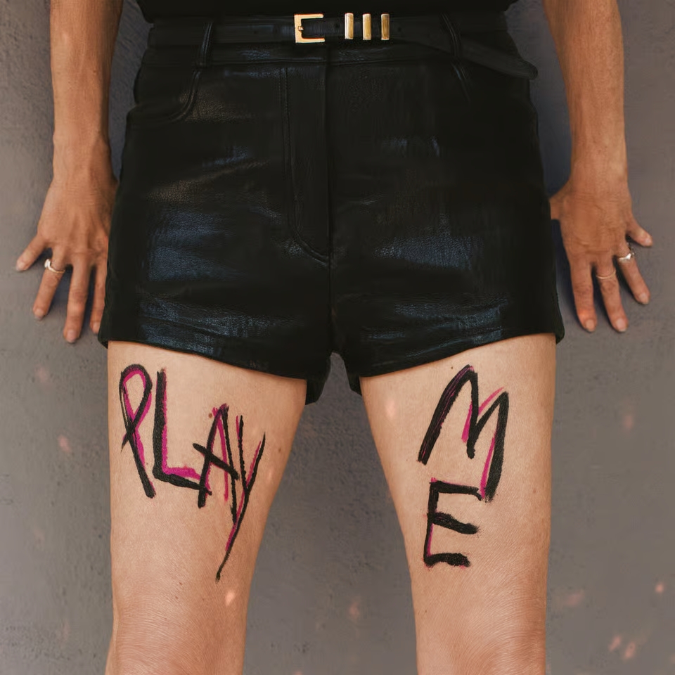 Capa de Play Me, terceiro disco solo de Kim Gordon